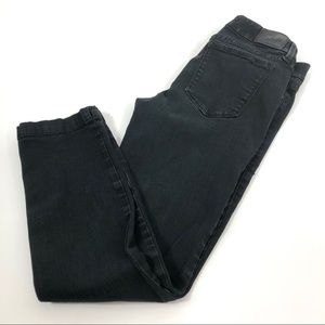 Level 99 Lily Crop Black Skinny Straight 29